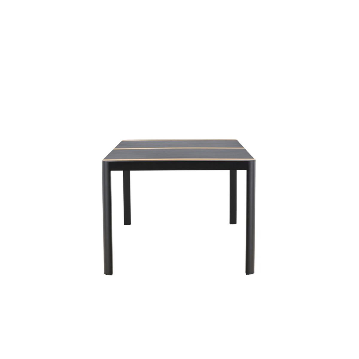 Paris Prix Table de Jardin en Teck  Togo  200cm Noir