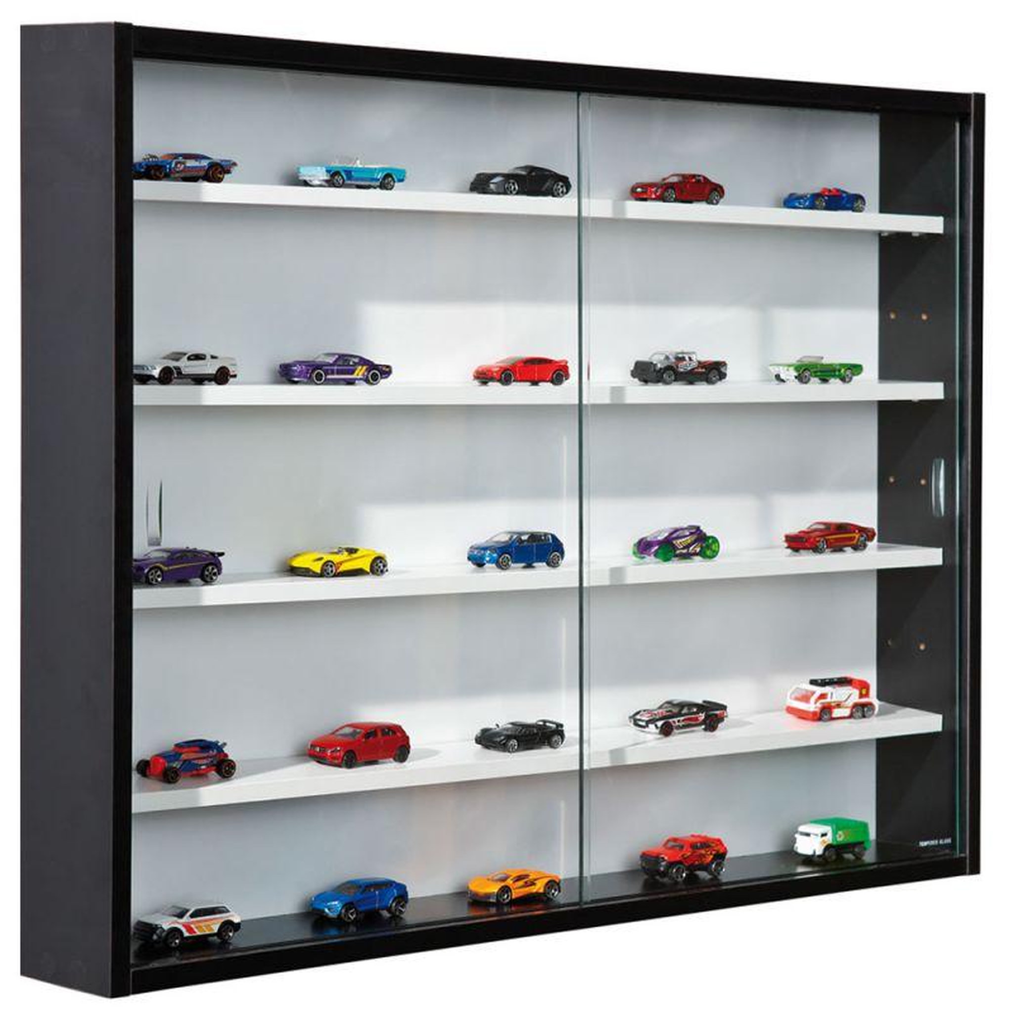 Voir la diapositive 1 : Paris Prix Vitrine Murale Miniatures  Collection  80cm Noir