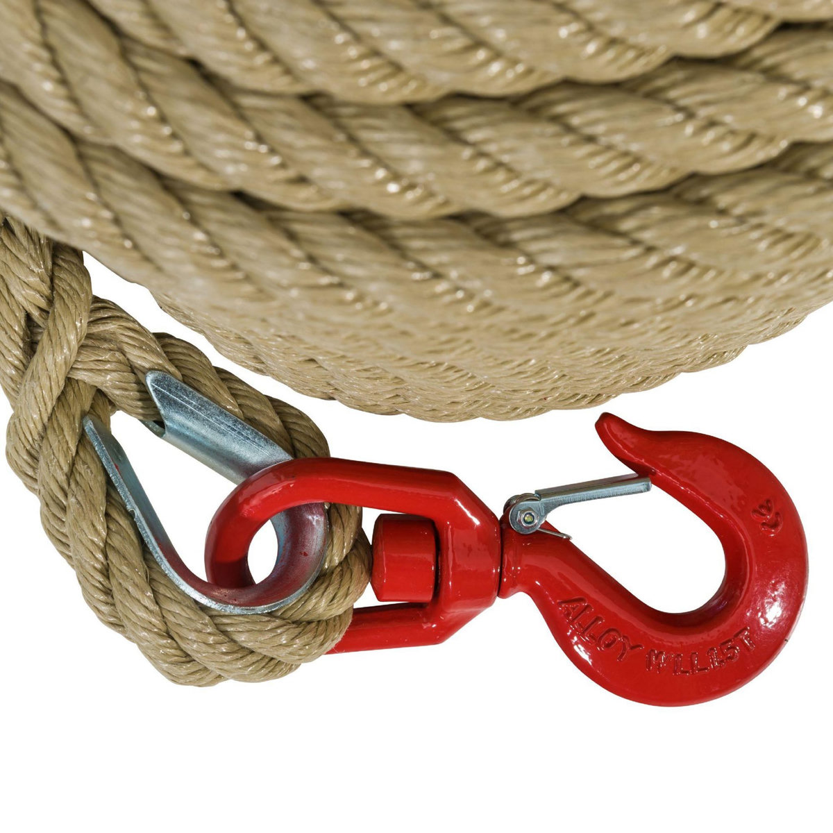 WERKAPRO Corde à poulie avec crochet  Ø20mm x 30 m  WERKA PRO