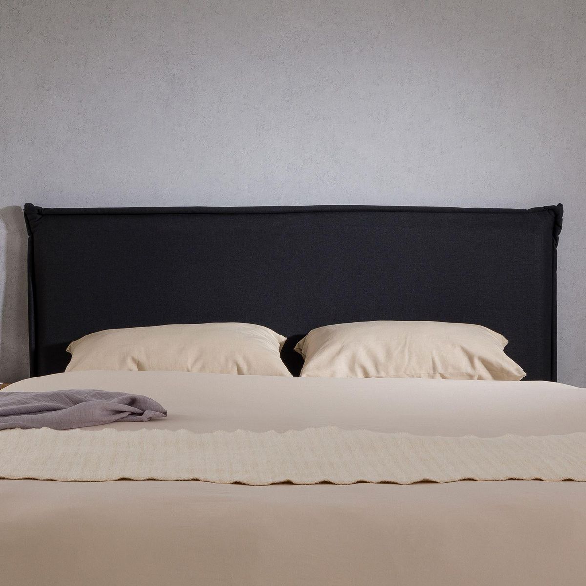 IDIMEX Tête de lit BASOL 120 sur pieds, en tissu