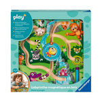RAVENSBURGER Ravensburger -PLAY + - Labyrinthe magnétique en bois Dans la jungle  - Des 18 mois - version française - 34018