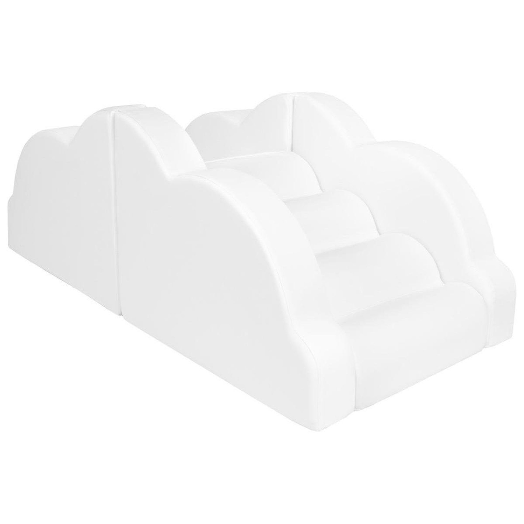 VELINDA Ensemble nuage, blocs en mousse pour le jeu, crèches, écoles maternelles, jouets — blanc