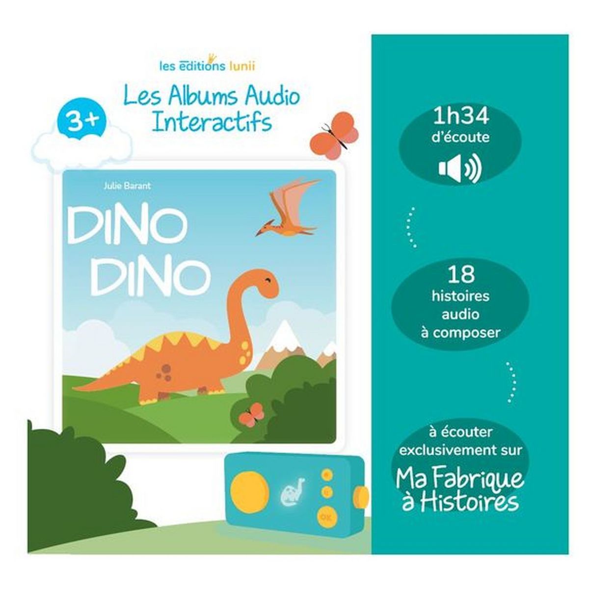 Lunii Coffret Album - Dino Dino x2