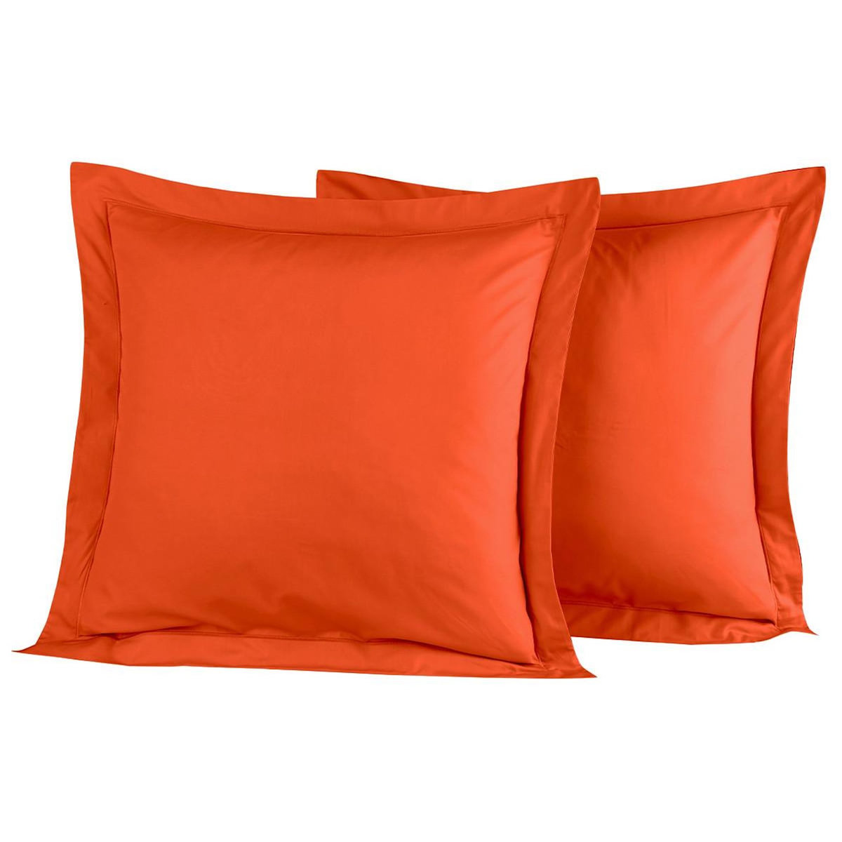 Sensei Maison Lot de 2 taies d'oreiller en percale de coton SOFT PERCALE