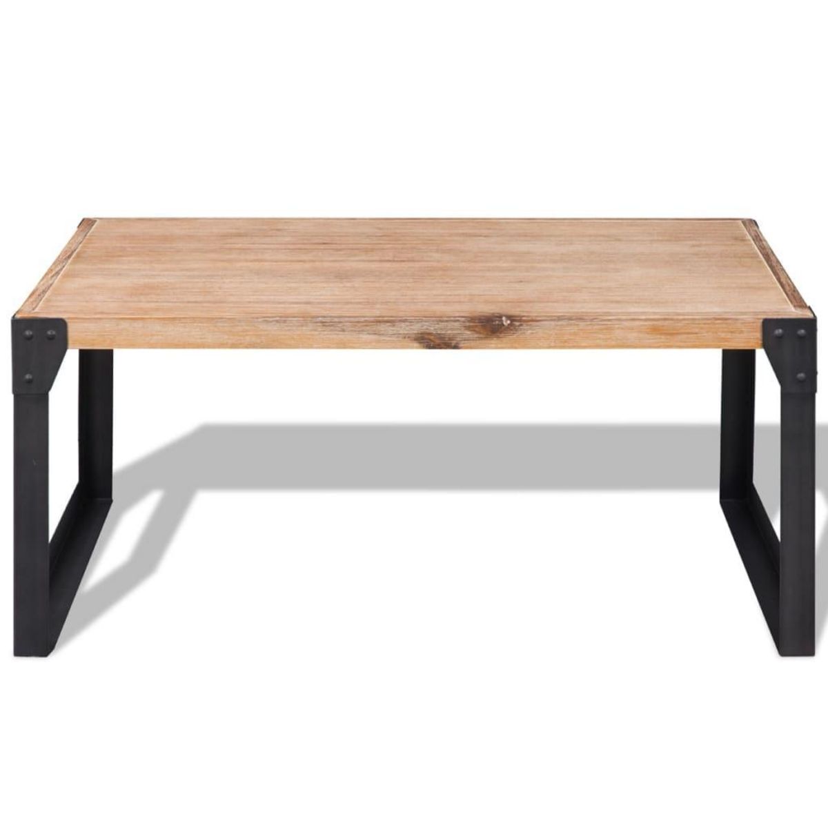 VIDAXL Table basse bois d'acacia massif 100x60x45 cm