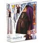 Voir la diapositive 5 : RUBIES Panoplie déguisement + tresse Anna taille 3/4 ans - La reine des neiges