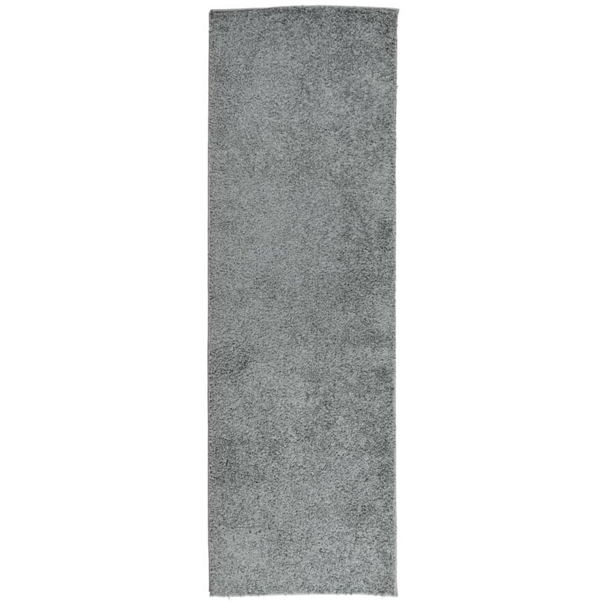 VIDAXL Tapis shaggy PAMPLONA poils longs moderne vert 80x250 cm