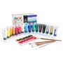 Voir la diapositive 2 : PRIMO Coffret 16 peintures acrylique et accessoires