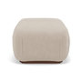 Voir la diapositive 1 : LISA DESIGN Penelope - pouf en velours texturé