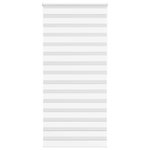 VIDAXL Store zebre blanc 115x200 cm largeur du tissu 110,9cm polyester