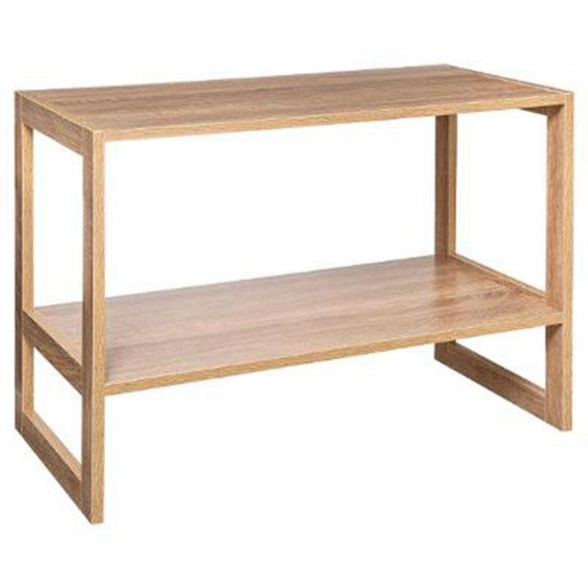  Étagère 2 Cases Empilable  Mix N Modul  69cm Naturel