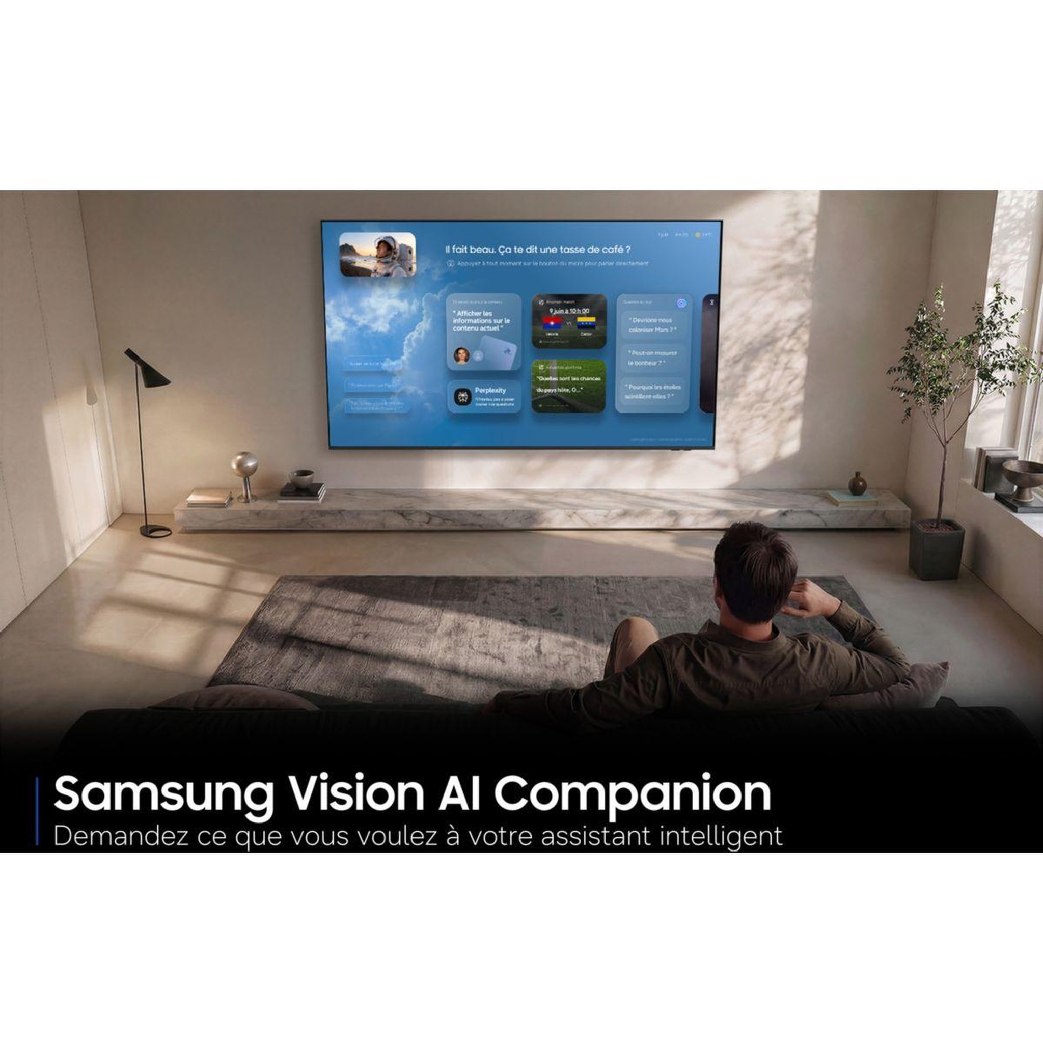 Voir la diapositive 5 : Samsung Tv led tu43u8005h (2026) 43  (108 cm) 4k ultra hd - smart tv avec ia