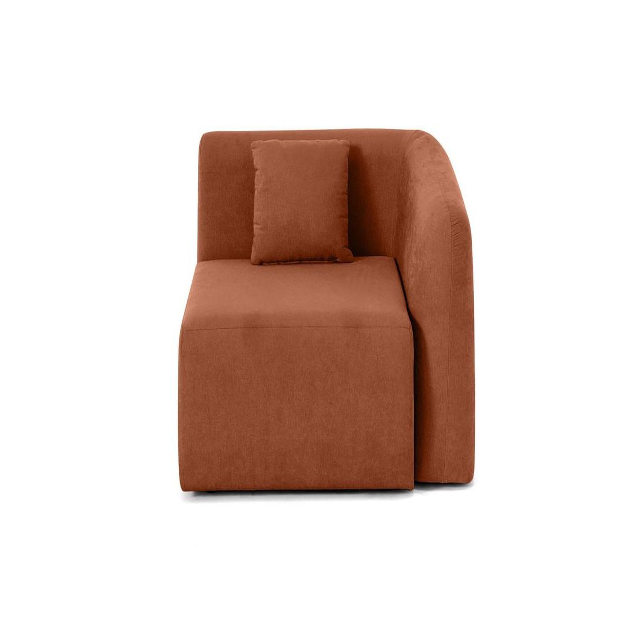 Voir la diapositive 1 : LISA DESIGN Ikare - module d'assise d'angle droit - en tissu