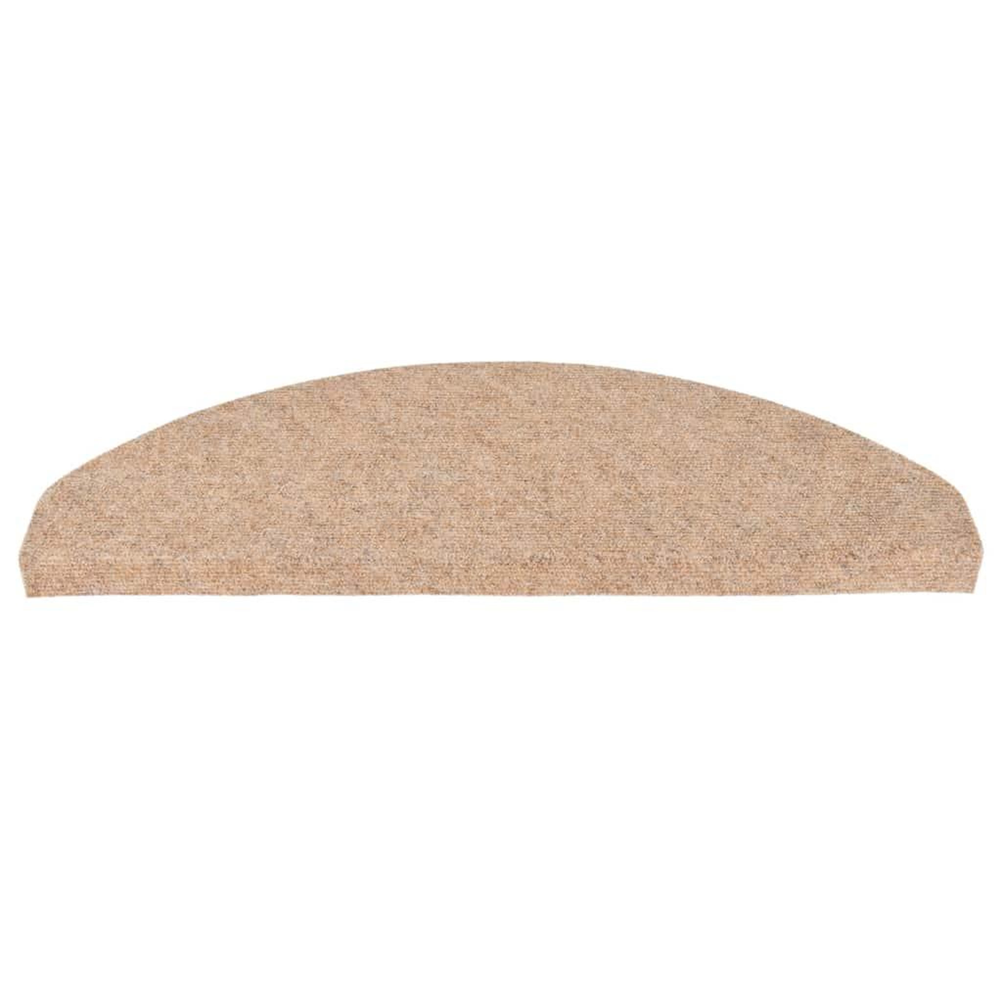 Voir la diapositive 3 : VIDAXL Tapis d'escalier auto-adhesifs 30 pcs beige 65x22,5x3,5 cm