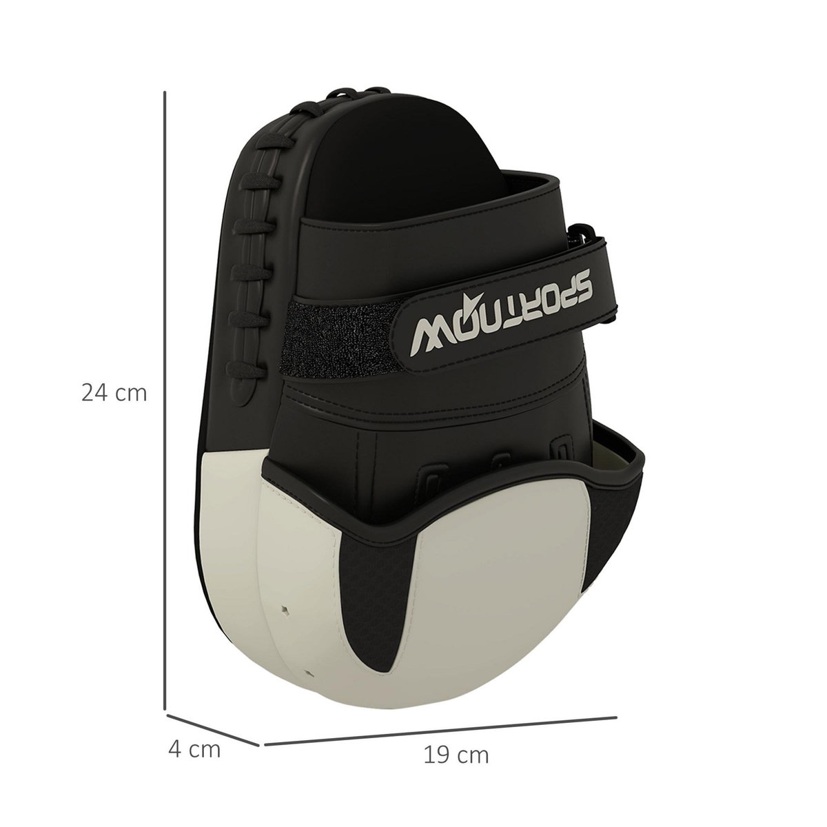 HOMCOM Pattes d'ours de boxe - paire de pattes d'ours pour entraînement kickboxing boxe Muay Thai