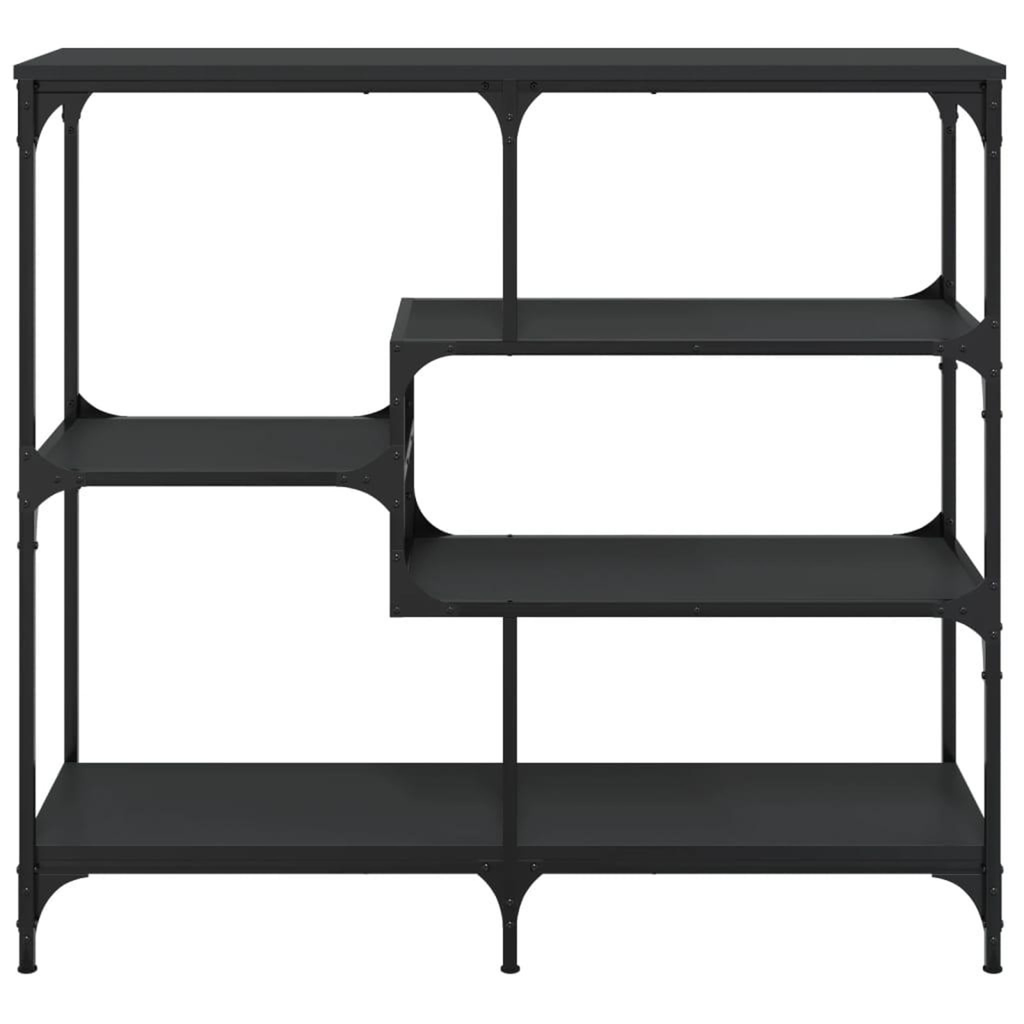 Voir la diapositive 4 : VIDAXL Table console noir 103x32x95 cm bois d'ingenierie