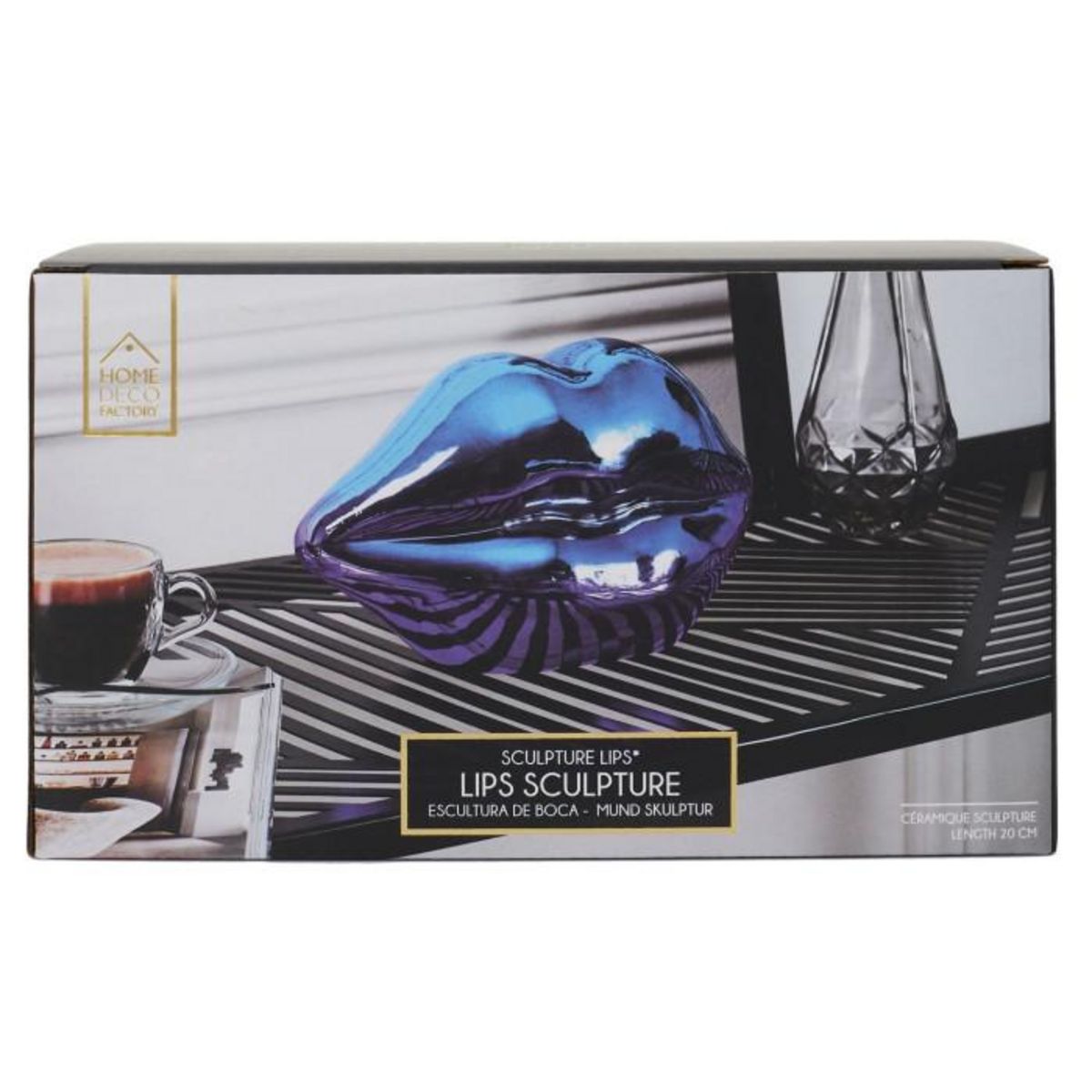 Paris Prix Décoration à Poser Bouche  Electroplate  19cm Multicolore