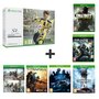 Console Xbox One S 500 Go FIFA 17 + GEARS OF WAR 4 + CALL OF DUTY : INFINITE WARFARE + TITANFALL + STAR WARS BATTLEFRONT + NEED FOR SPEED + CARTE DEMAT ASSASSIN'S CREED BLACK FLAG & UNITY