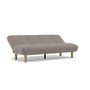 Voir la diapositive 3 : BEST MOBILIER Soan - banquette 2 places convertible clic-clac en velours texturé