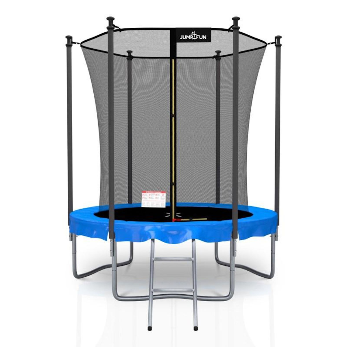 JUMP4FUN Trampoline extérieur Classique ø185 cm- 6FT- Inclus Filet multi- jeux