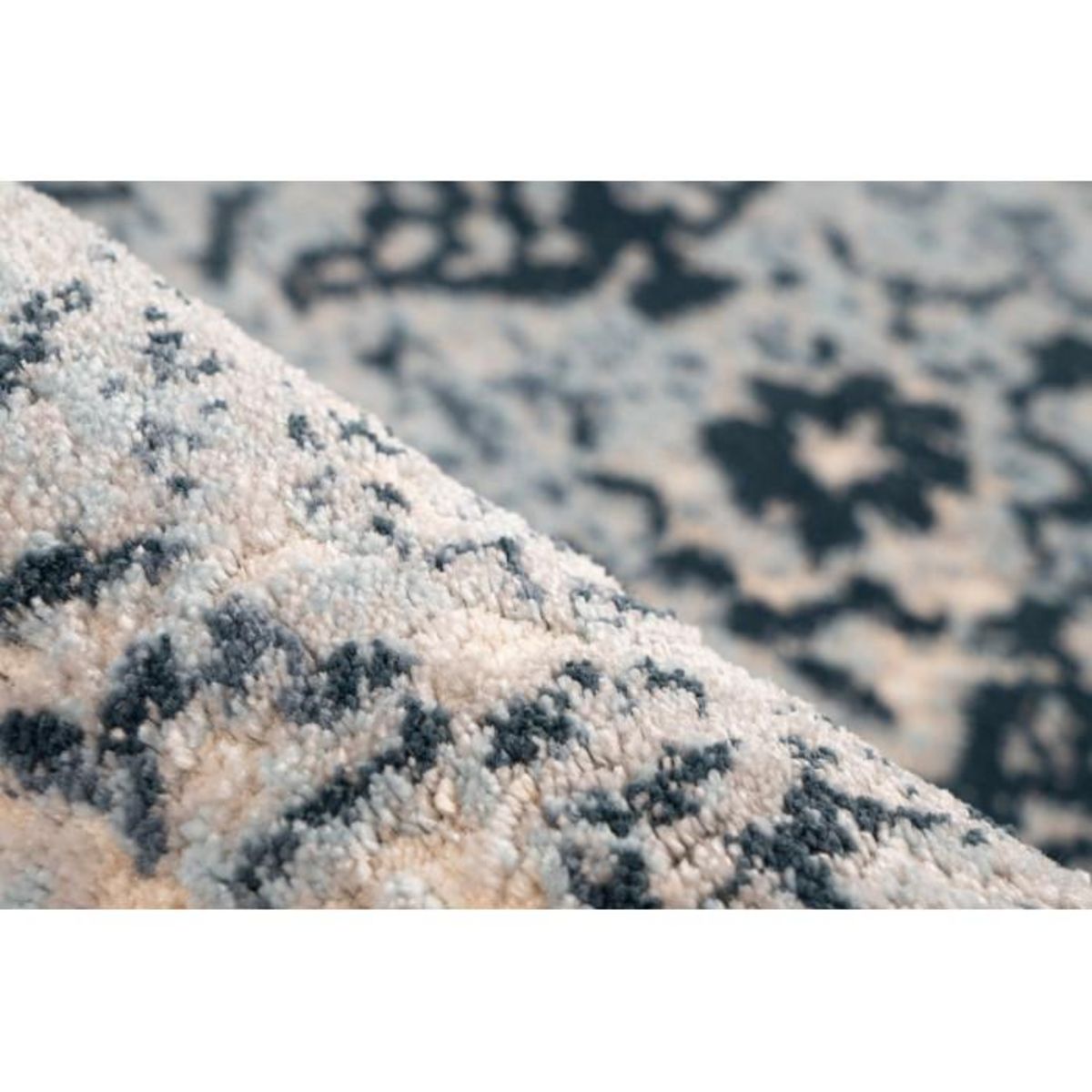 Paris Prix Tapis Imprimé Rétro  Palace  Bleu