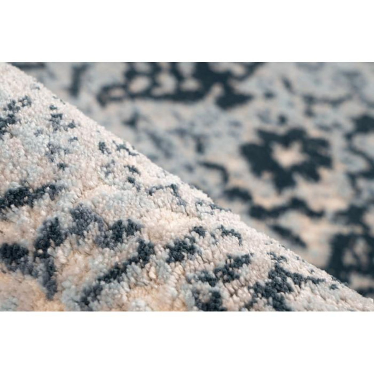 Paris Prix Tapis Imprimé Rétro  Palace  Bleu