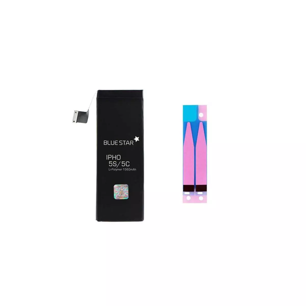 amahousse Batterie compatible iPhone 5S 5C 3,8V 1560mAh + 1 sticker