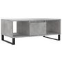 Voir la diapositive 2 : VIDAXL Table basse Gris beton 90x50x36,5 cm Bois d'ingenierie