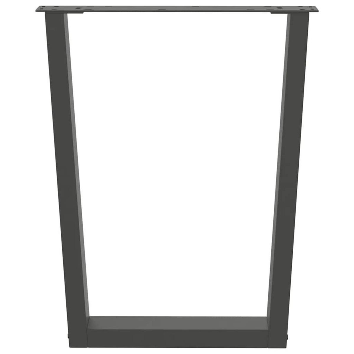 VIDAXL Pieds de table a manger forme de V 3 pcs 70x(72-73,3) cm acier