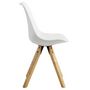 Voir la diapositive 3 : IDIMEX Lot de 4 chaises scandinaves TYSON, en synthétique