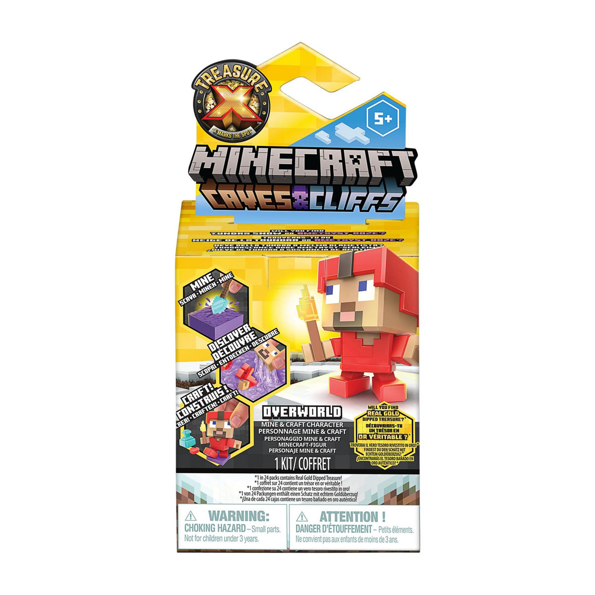 MOOSE TOYS Set de découverte Minecraft S2 Trésor X