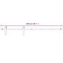 Voir la diapositive 6 : VIDAXL Kit de quincaillerie de porte coulissante 200 cm Acier Blanc