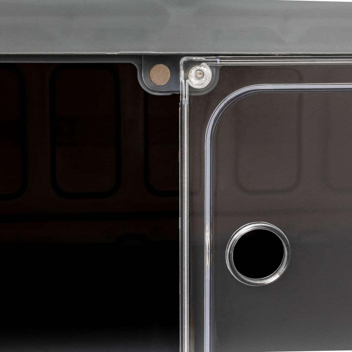 FIVE Tour de rangement pliable avec 6 étages en plastique - Gris