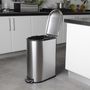 Voir la diapositive 5 : Kitchen move Poubelle de cuisine à pédale FULLER Argent Acier inoxydable 40 L