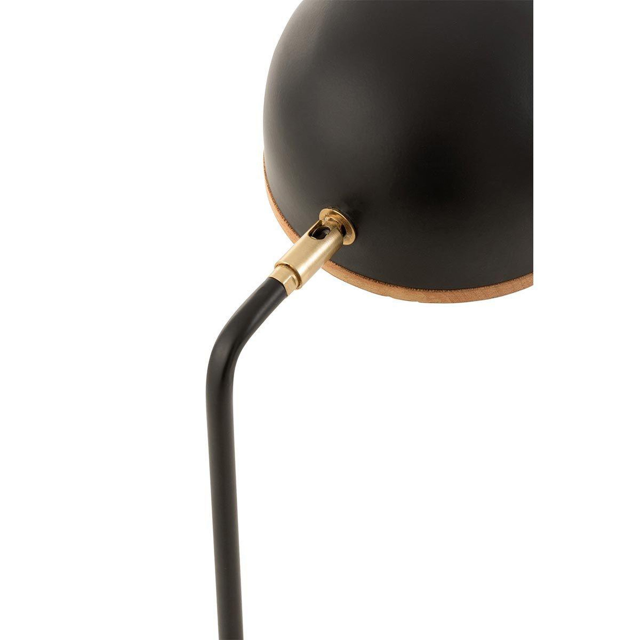 Voir la diapositive 6 : J-LINE Lampe de bureau design en métal  evy  48cm noir