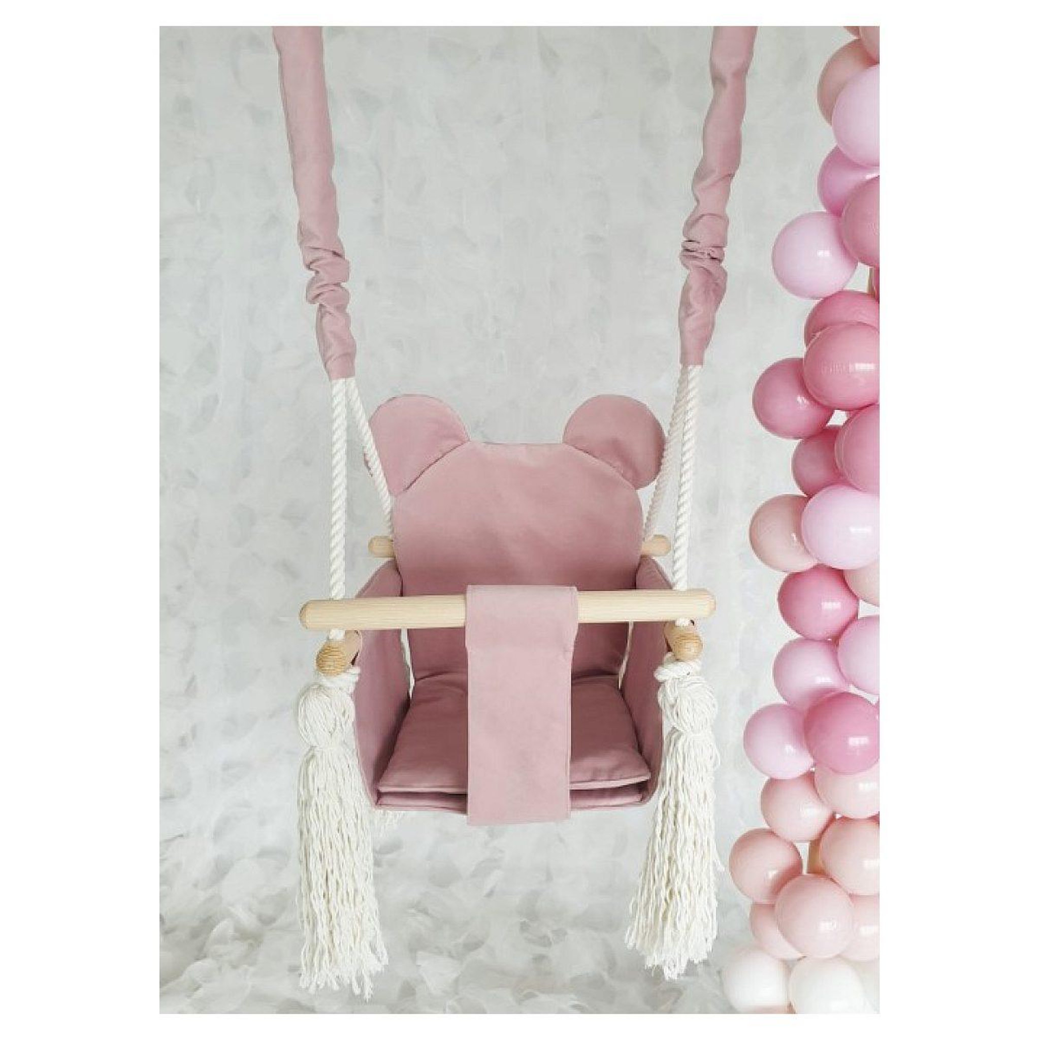 Voir la diapositive 2 : MONIO FOR KIDS Balançoires ours rose