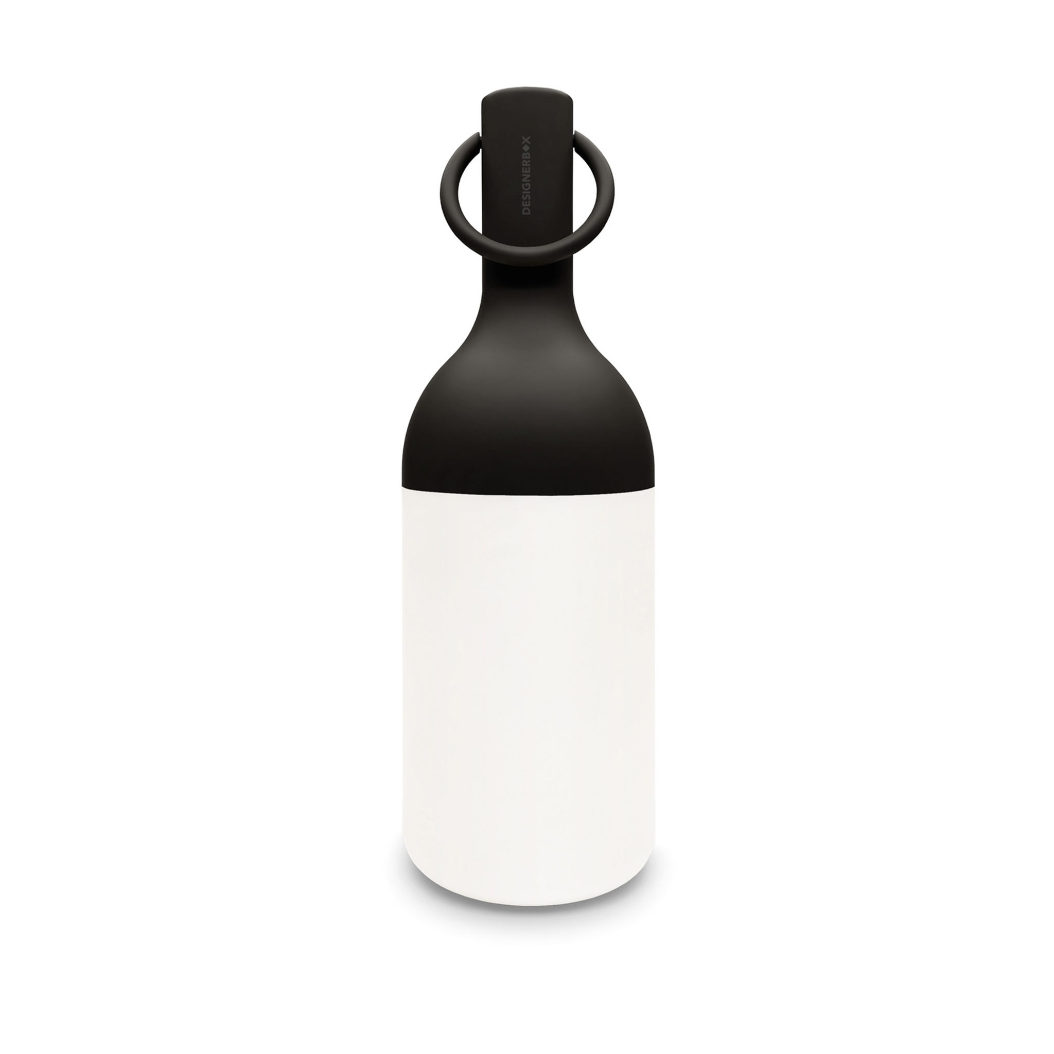 MAISON PAVANE Petite lampe nomade en plastique noir-Elo