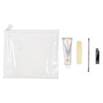 Paris Prix Coffret Cosmétique 4 Accessoires  Magique  18cm Transparent