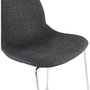 Voir la diapositive 6 : Paris Prix Tabouret de Bar  Tanjan  101cm Gris Foncé & Chromé