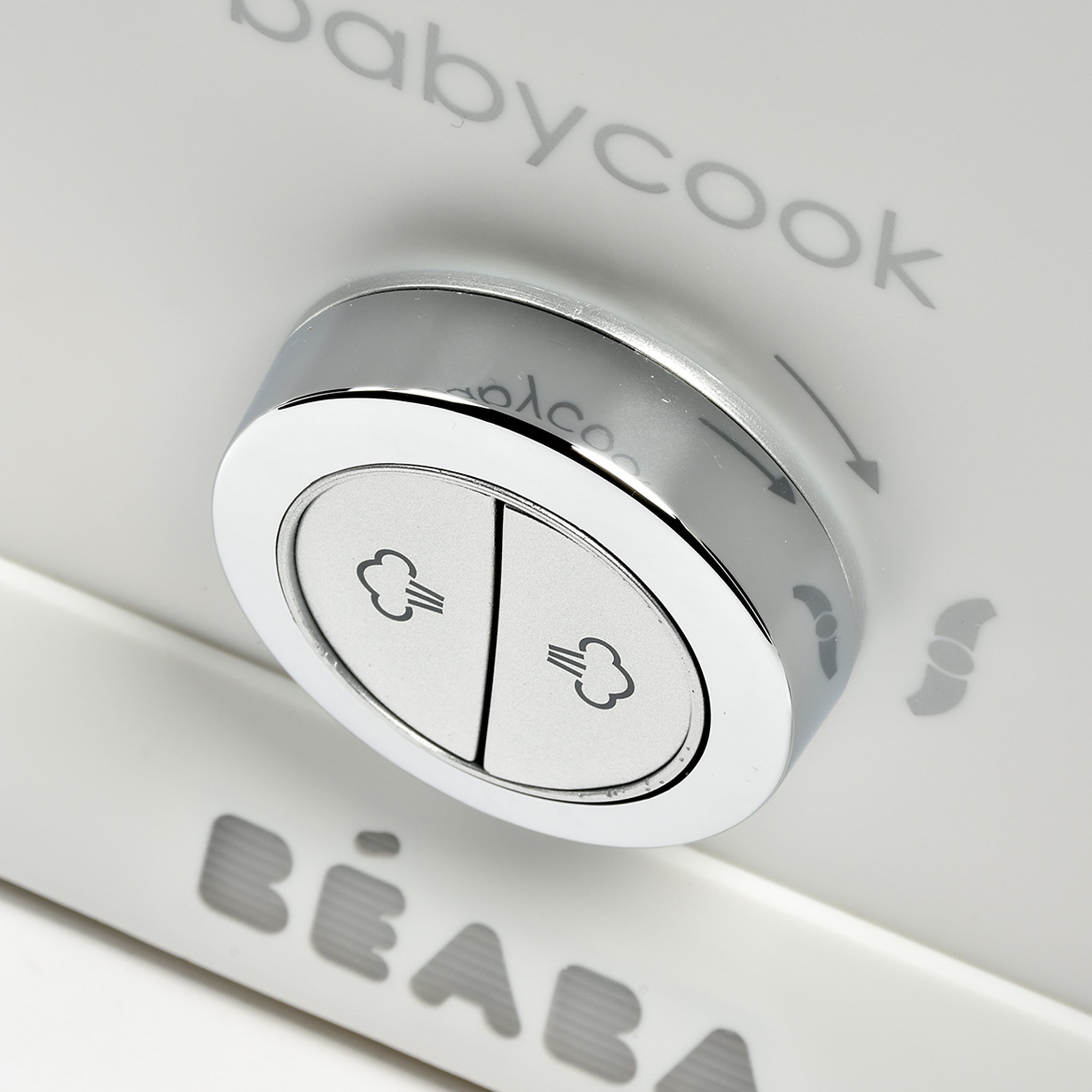 Voir la diapositive 4 : BEABA Cuiseur vapeur-mixeur 2 bols Babycook Plus Blanc/gris