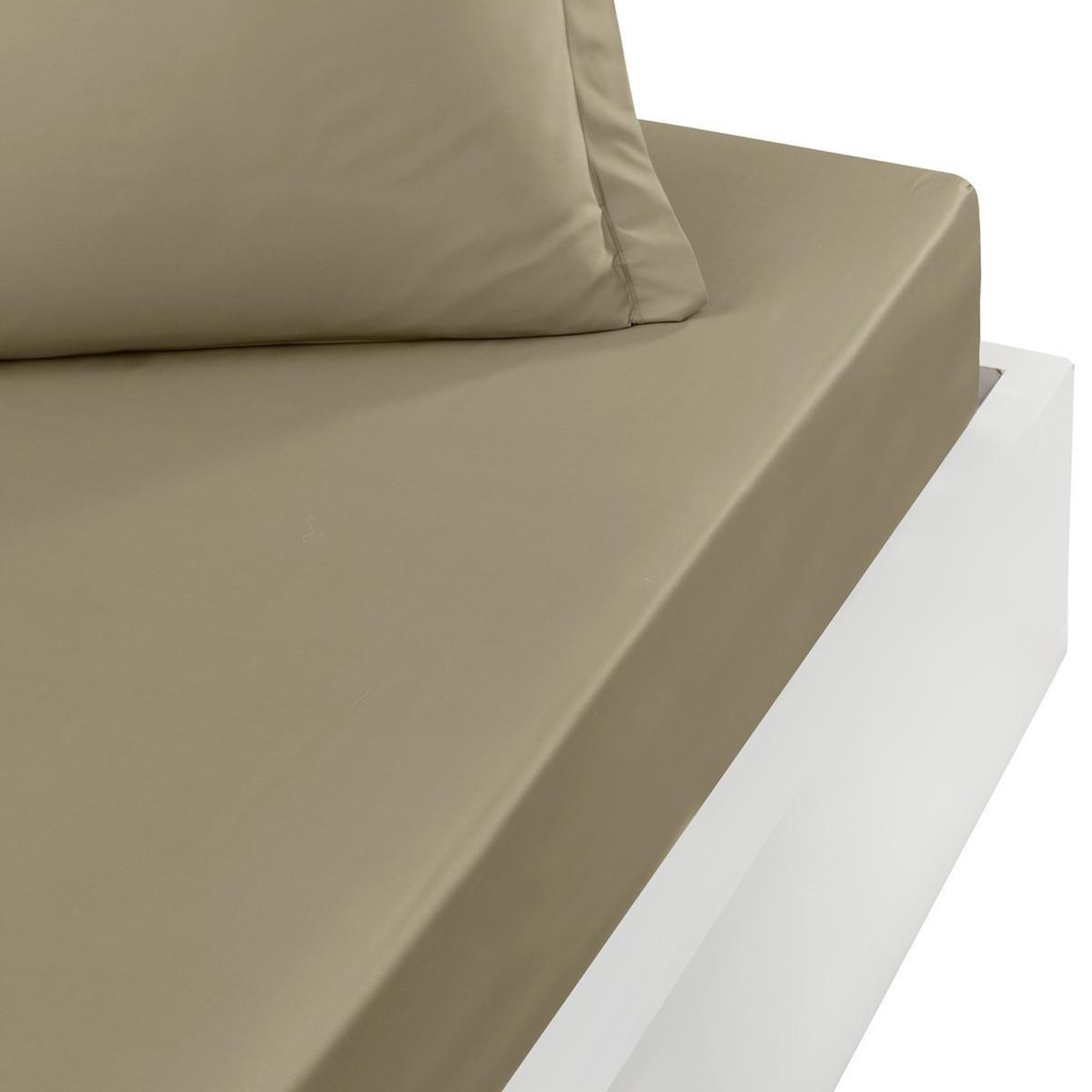 Voir la diapositive 1 : Sensei Maison Drap housse bonnet 40 cm en percale coton SOFT PERCALE PLUS