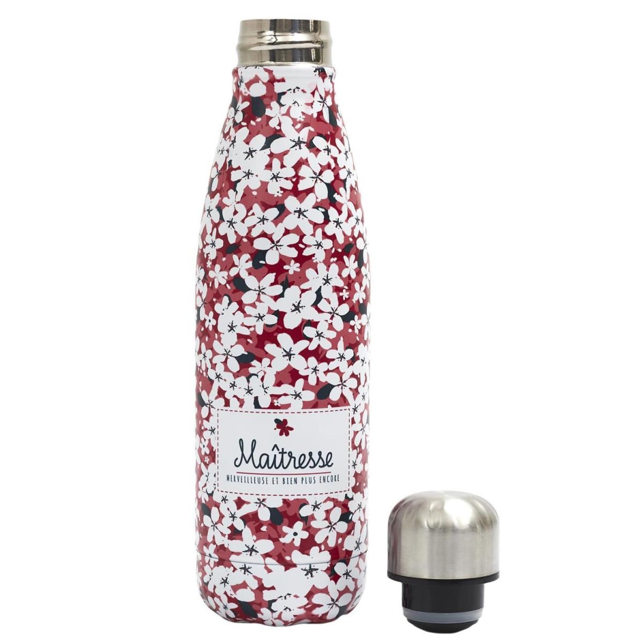 Voir la diapositive 2 : COOK CONCEPT Bouteille isotherme  maîtresse  40cl rose