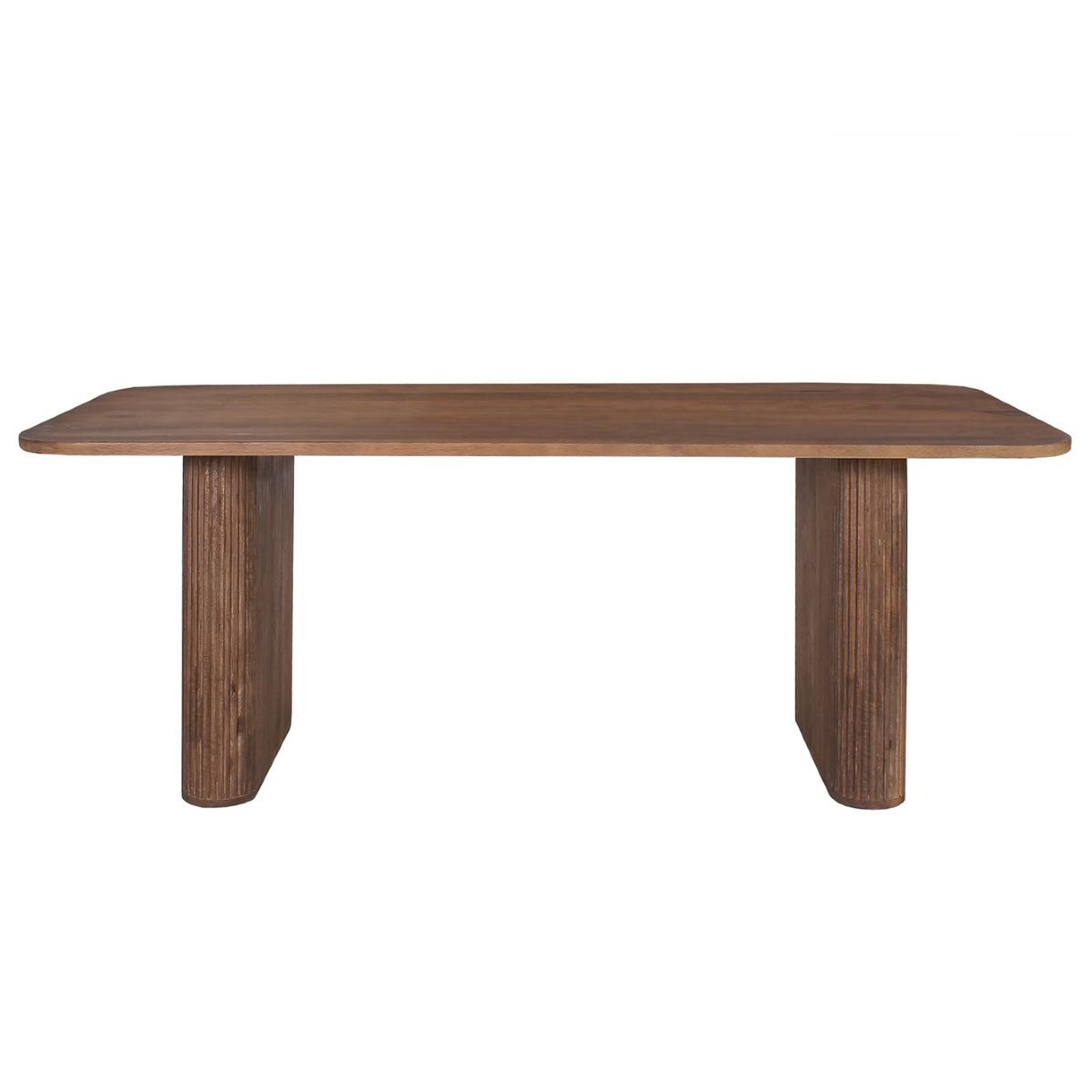 Voir la diapositive 5 : JLC KREATION Table à manger ovale en bois de manguier 200cm jeanne