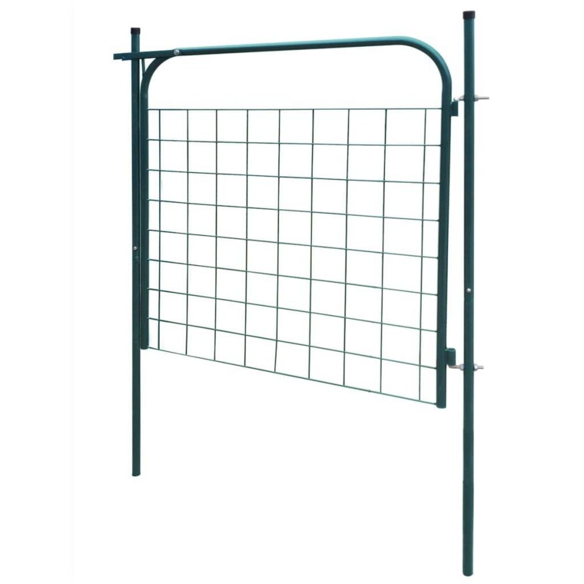 VIDAXL Portail de cloture de jardin 100 x 100 cm Vert