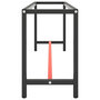 Voir la diapositive 4 : VIDAXL Cadre de banc de travail Noir et rouge mat 190x50x79 cm Metal
