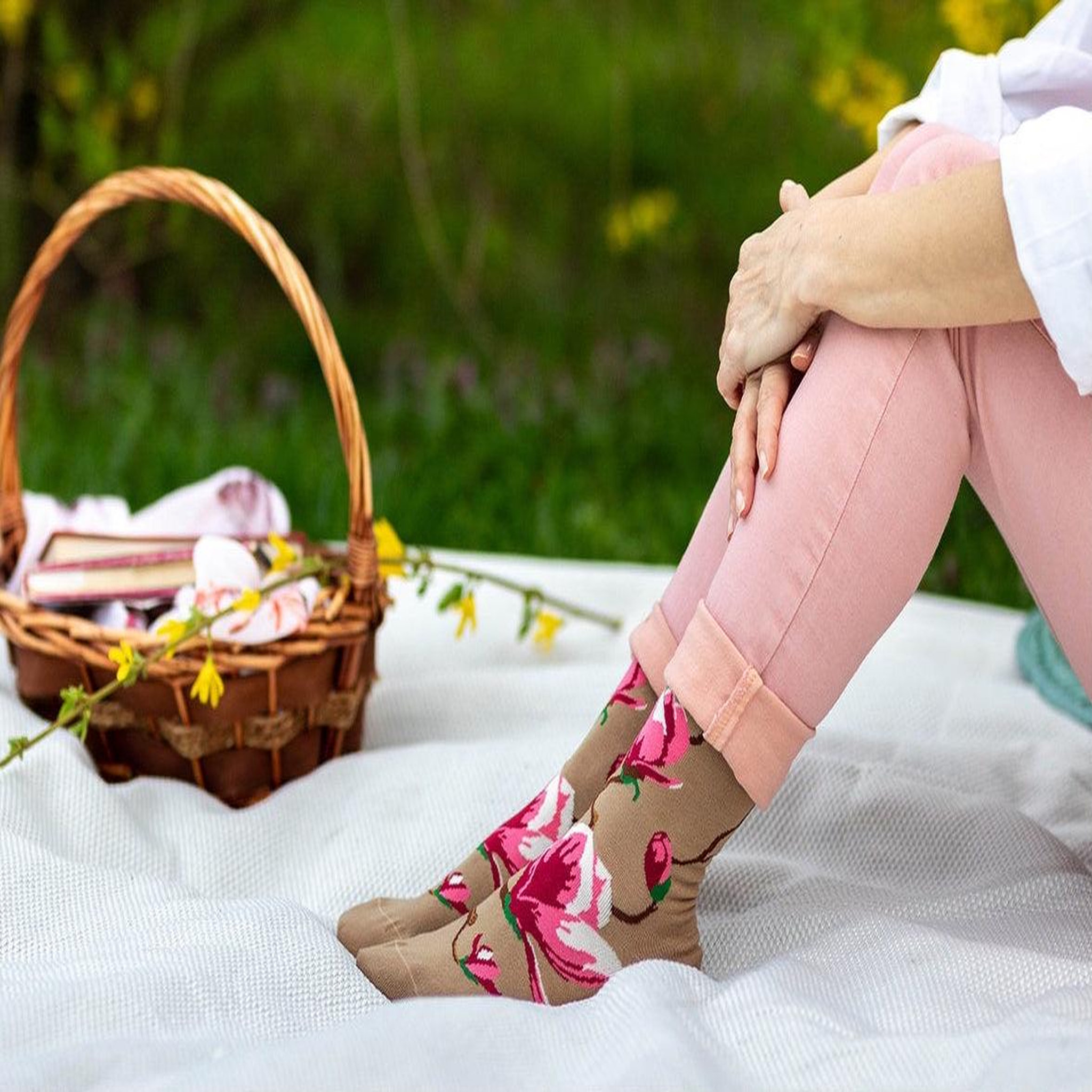 Voir la diapositive 2 : PIRIN HILL Chaussettes en bambou magnolia