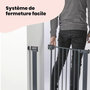 Voir la diapositive 3 : SAFETY 1ST Barriere esay close metal Black