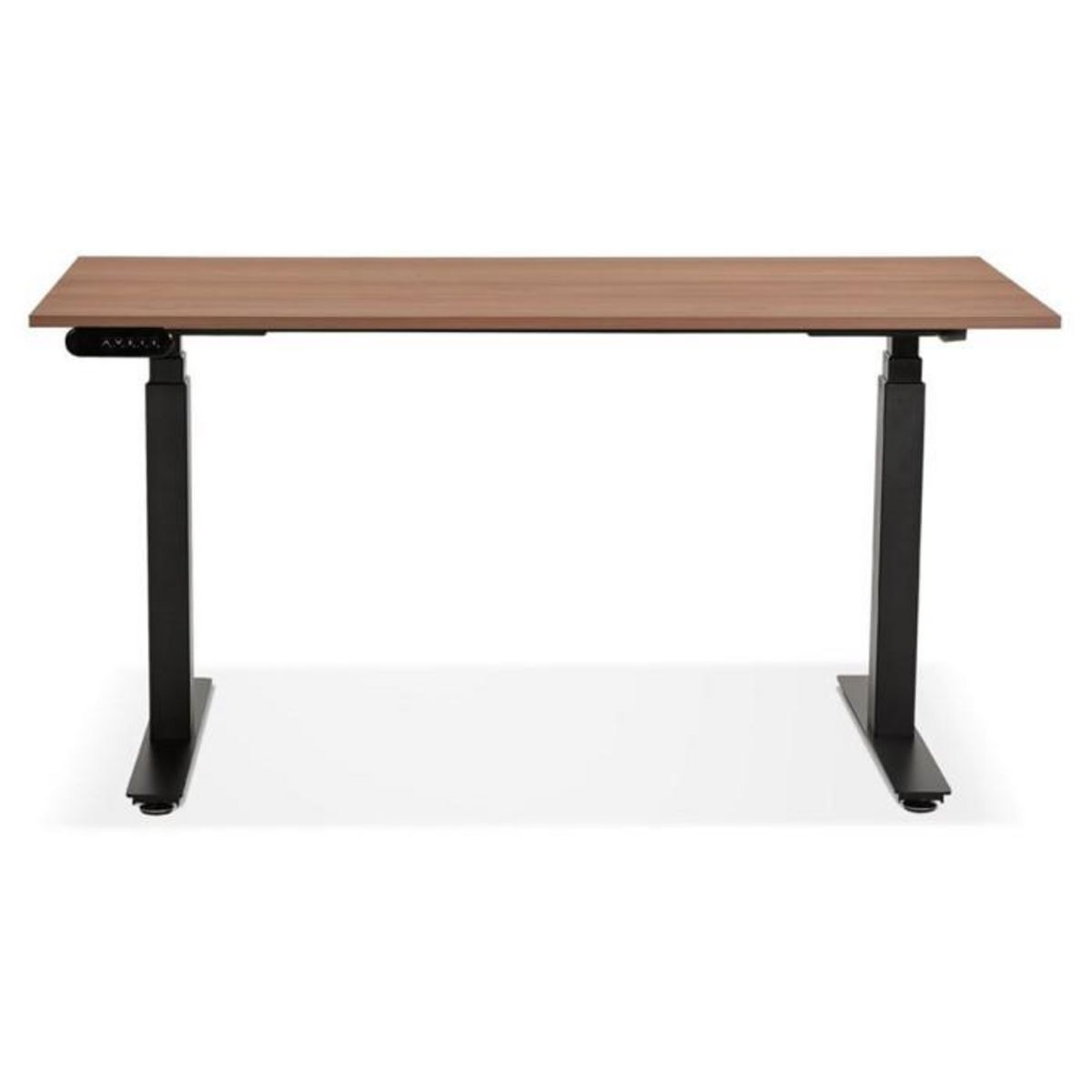 Paris Prix Bureau Design Réglable  Électrique  140cm Noyer & Noir