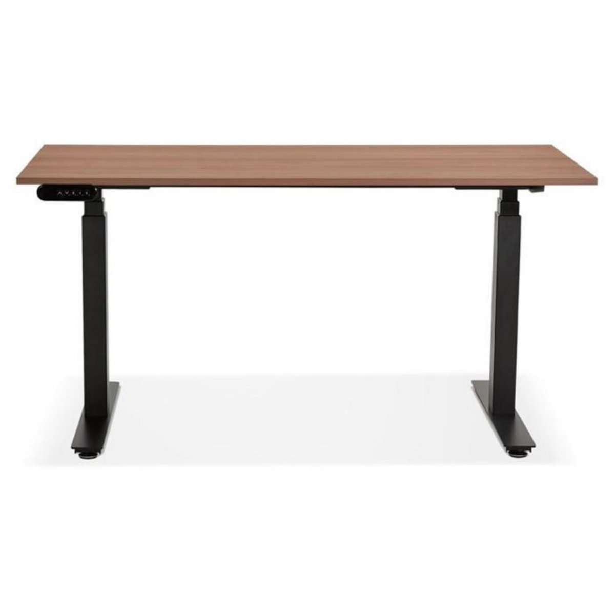 Paris Prix Bureau Design Réglable  Électrique  140cm Noyer & Noir