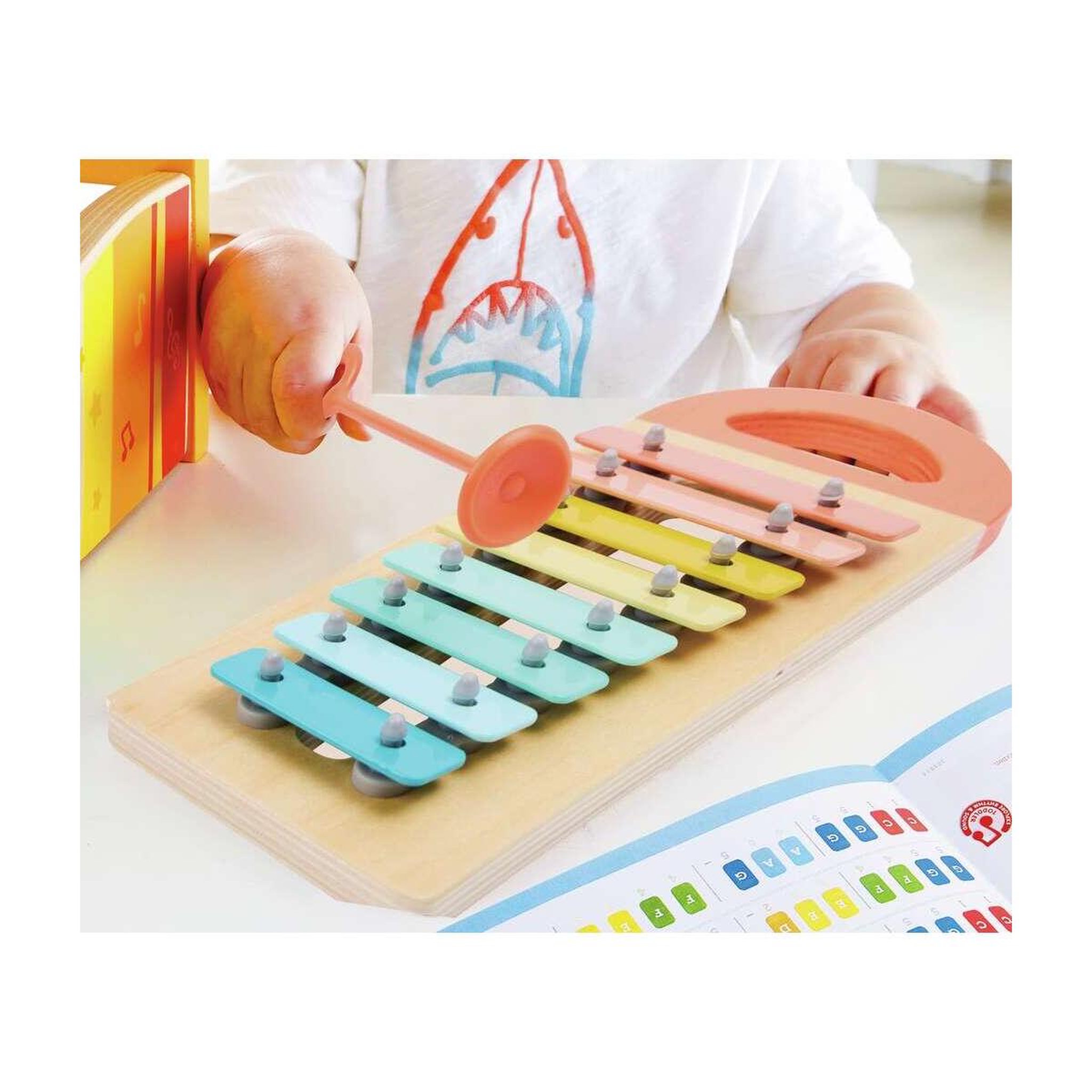 Voir la diapositive 2 : Hape Banc a marteler en bois - Jungle